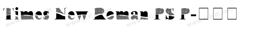 Times New Roman PS P字体转换
